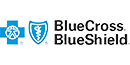 Blue Cross Blue Shield logo with shield emblems and text branding